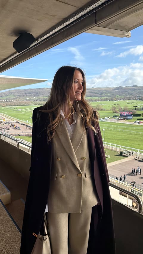 Instagram post by @pollydunseath for Holland Cooper. Caption reads: Cheltenham Gold Cup Ready with....