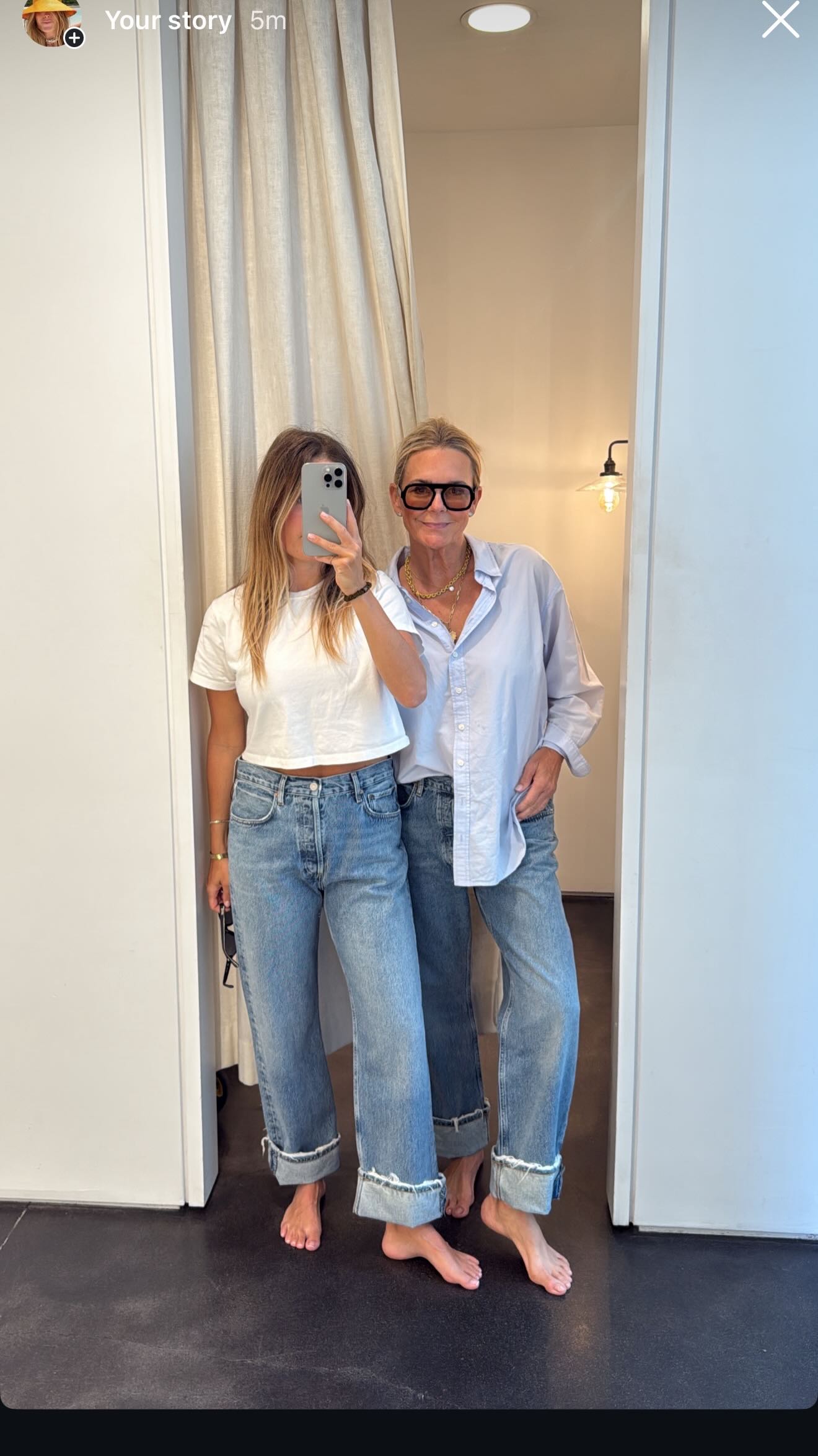 Instagram post by @maryralph for Hallmark. Caption reads: cardy for lovey !!!!!! #ad my mom has done so much....