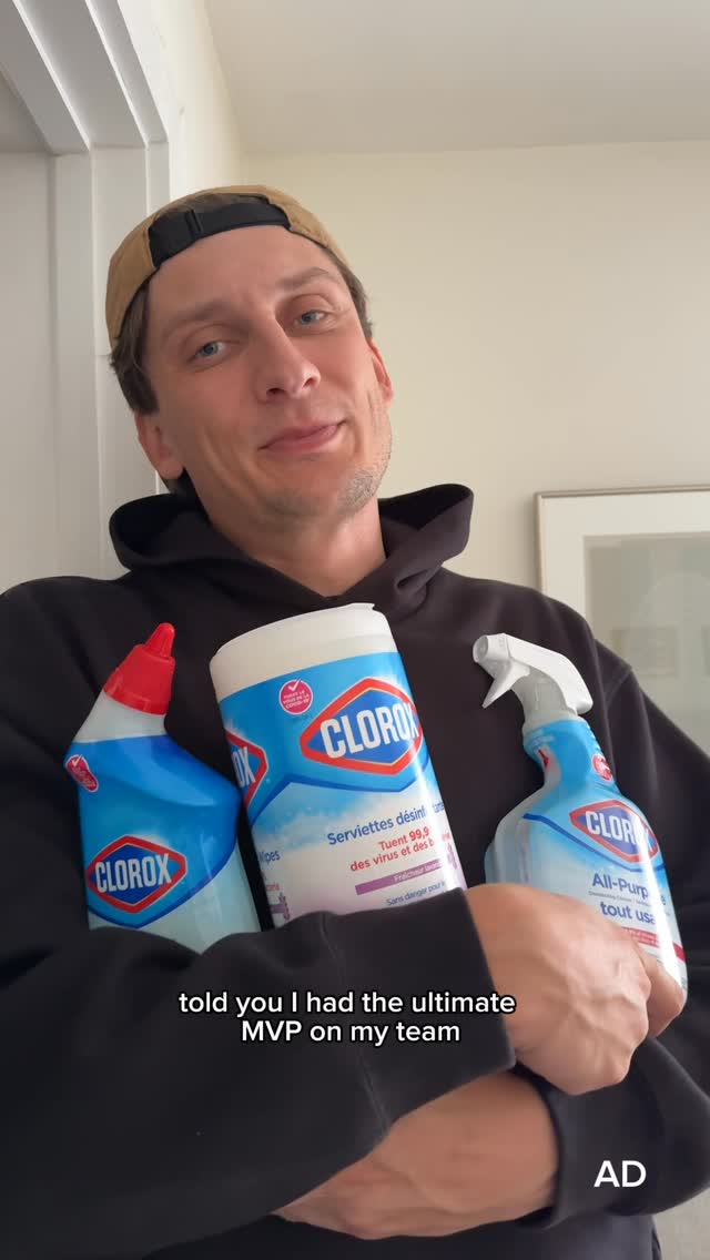 Instagram post by @wpgeats for Clorox. Caption reads: Game night is SAVED with @clorox_canada....