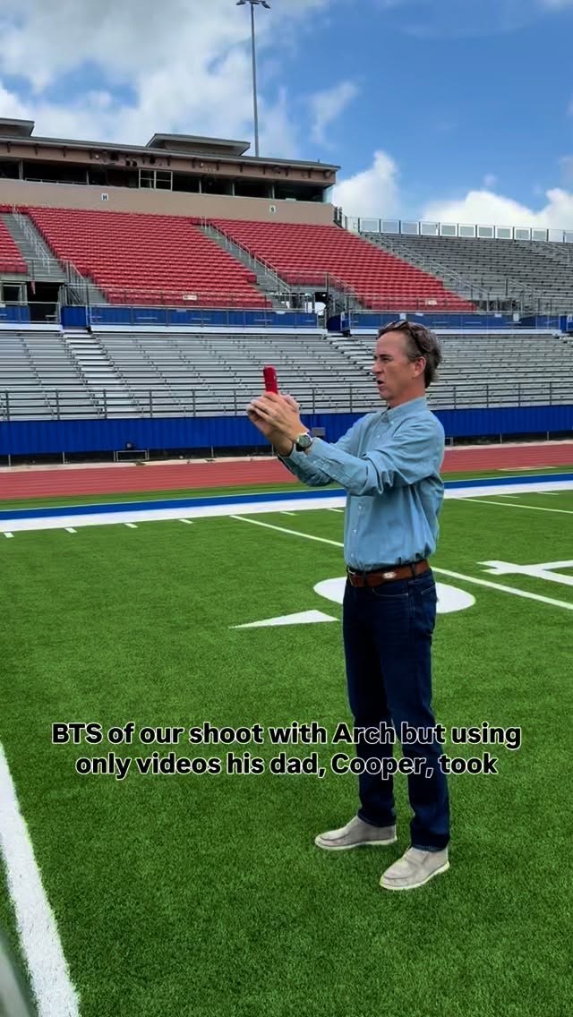 Instagram post by @coopermanning for Warby Parker. Caption reads: I have a good eye (if you squint and tilt your....