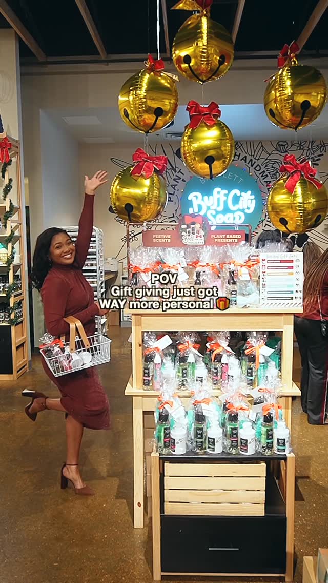 Instagram post by @allofdestiny for Buff City Soap. Caption reads: [...] just got way more personal ✨ At....