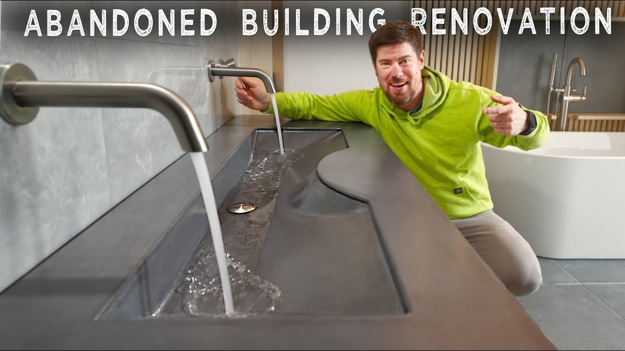 YouTube post by @modustrial for Noom. Caption reads: [...] master bathroom remodel. Thanks again to....