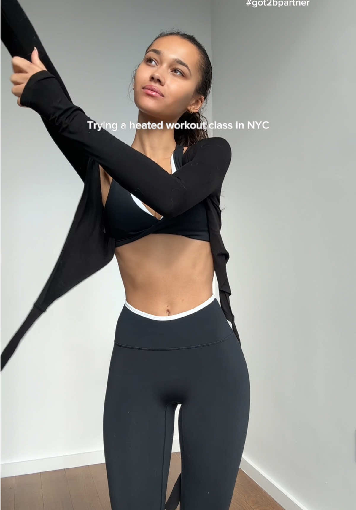 TikTok post by @amayacrichton for Krosse Kerle Kartoffelchips. Caption reads: Finding new workouts that I am excited about is....