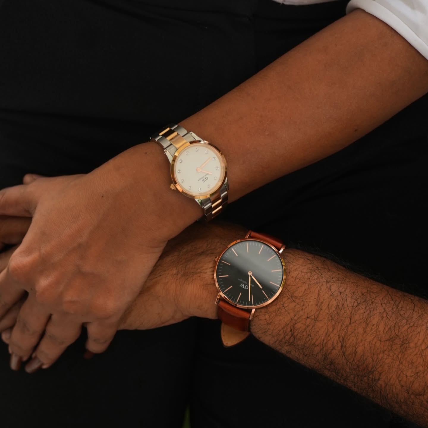 Instagram post by @_itsmeshweta for Daniel Wellington. Caption reads: [...] moments with timeless beauty....