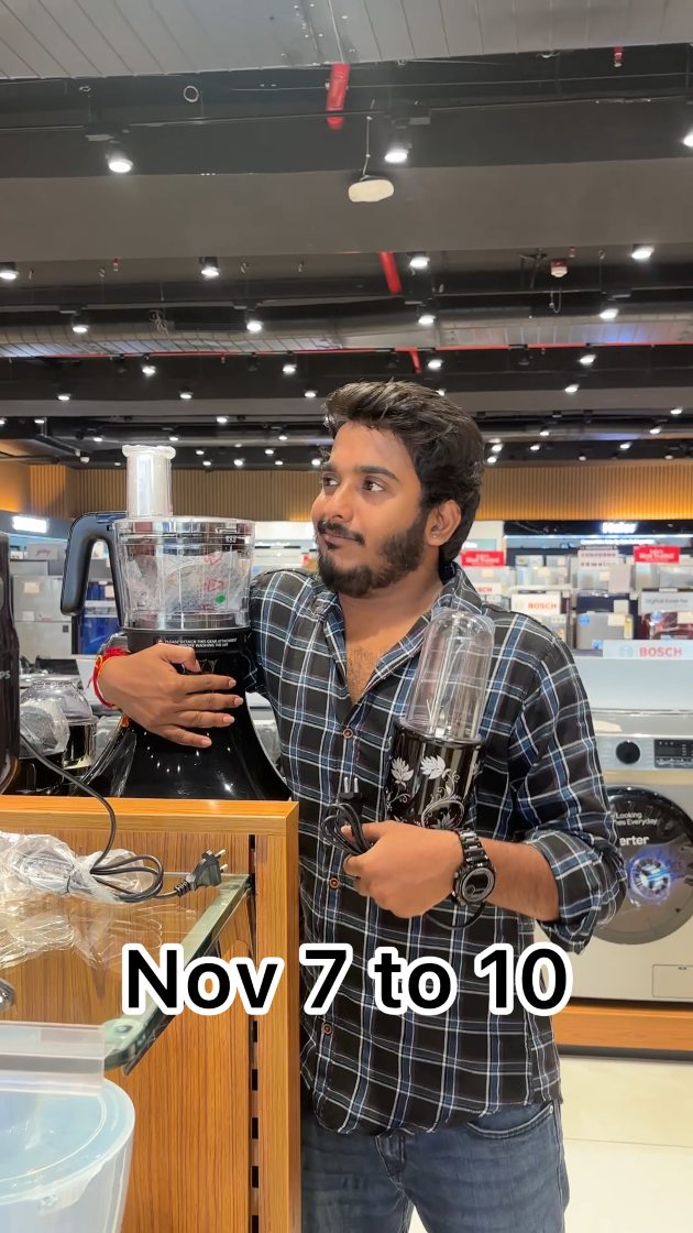 Instagram post by @ajith_unique for Poorvika. Caption reads: Poorivika bumper offer 😂🤣
#explore #instadaily....