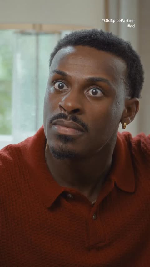 Instagram post by @jonathanbynoe for Old Spice. Caption reads: #OldSpicePartner I now have to compete for my....