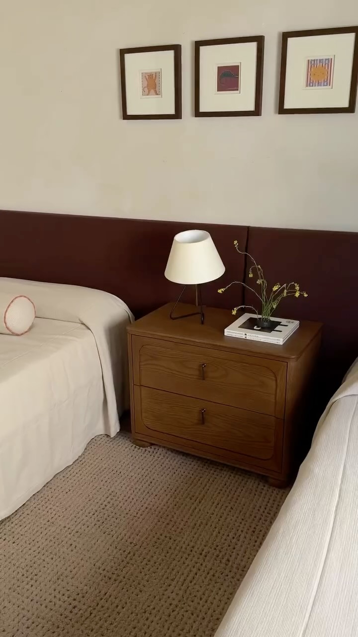 Instagram post by @sahnndra for Avocado Green Mattress. Caption reads: transitioning your little ones into big kid beds....