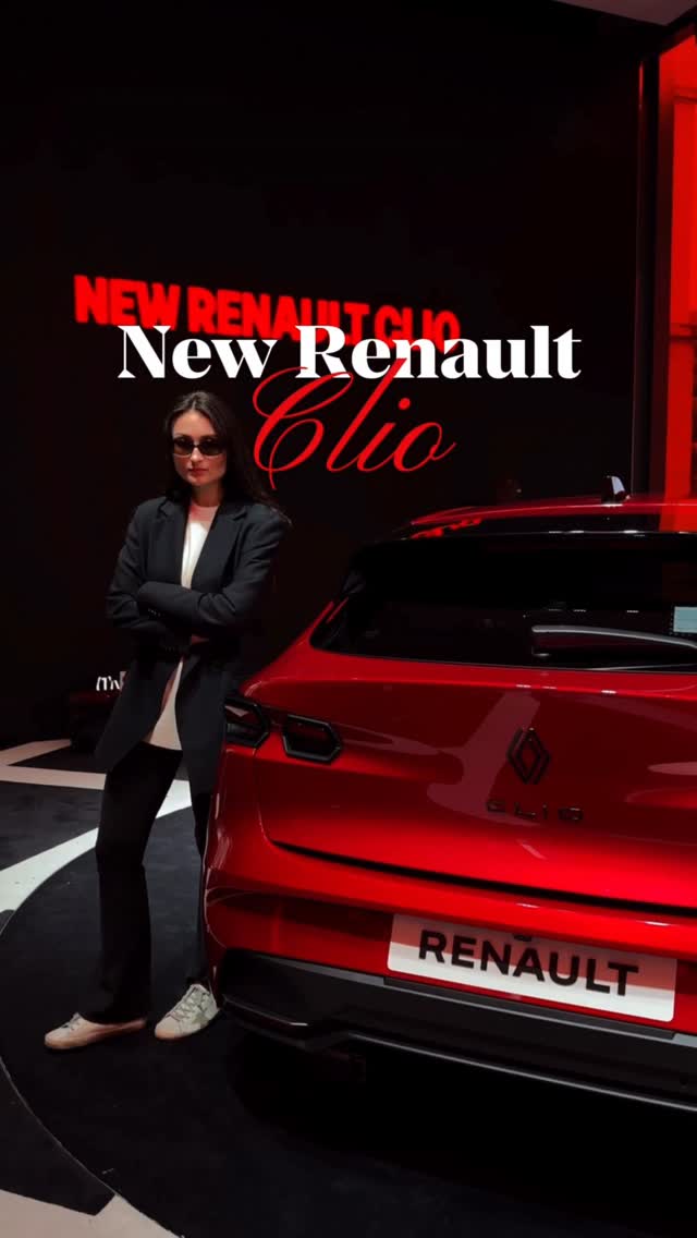Instagram post by an influencer for Renault Deutschland AG. Caption reads: Ad | @renault_de Clio is back and it’s more....