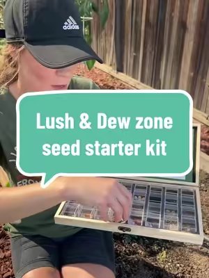 TikTok post by @gardening_with_the_wilts for LUSH&DEW. Caption reads: @LUSH&DEW is a awesome gift for the beginner [...].