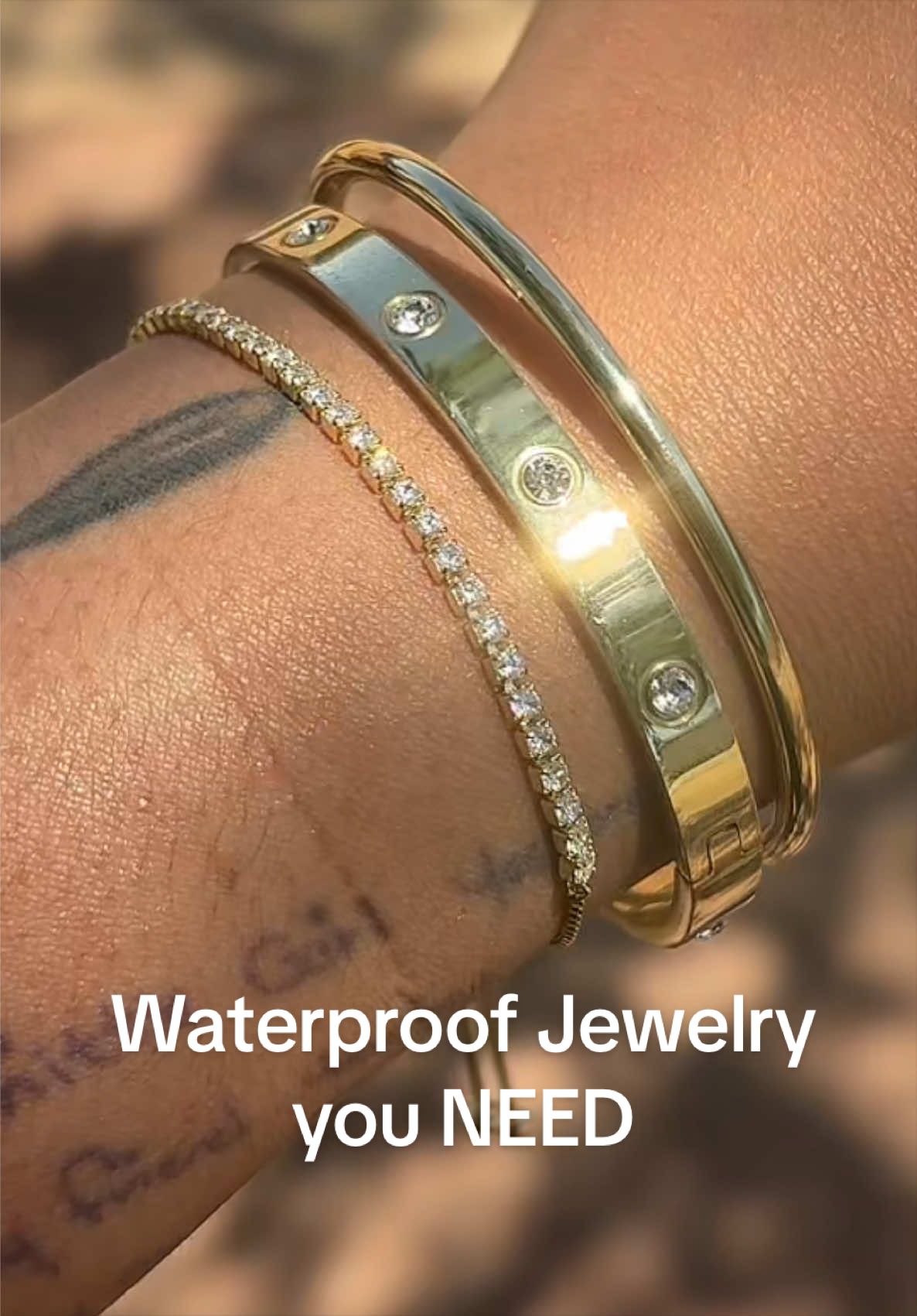 TikTok post by @thatangelavibe for Pavoi. Caption reads: [...] my stack! It’s coming together nicely 😍....
