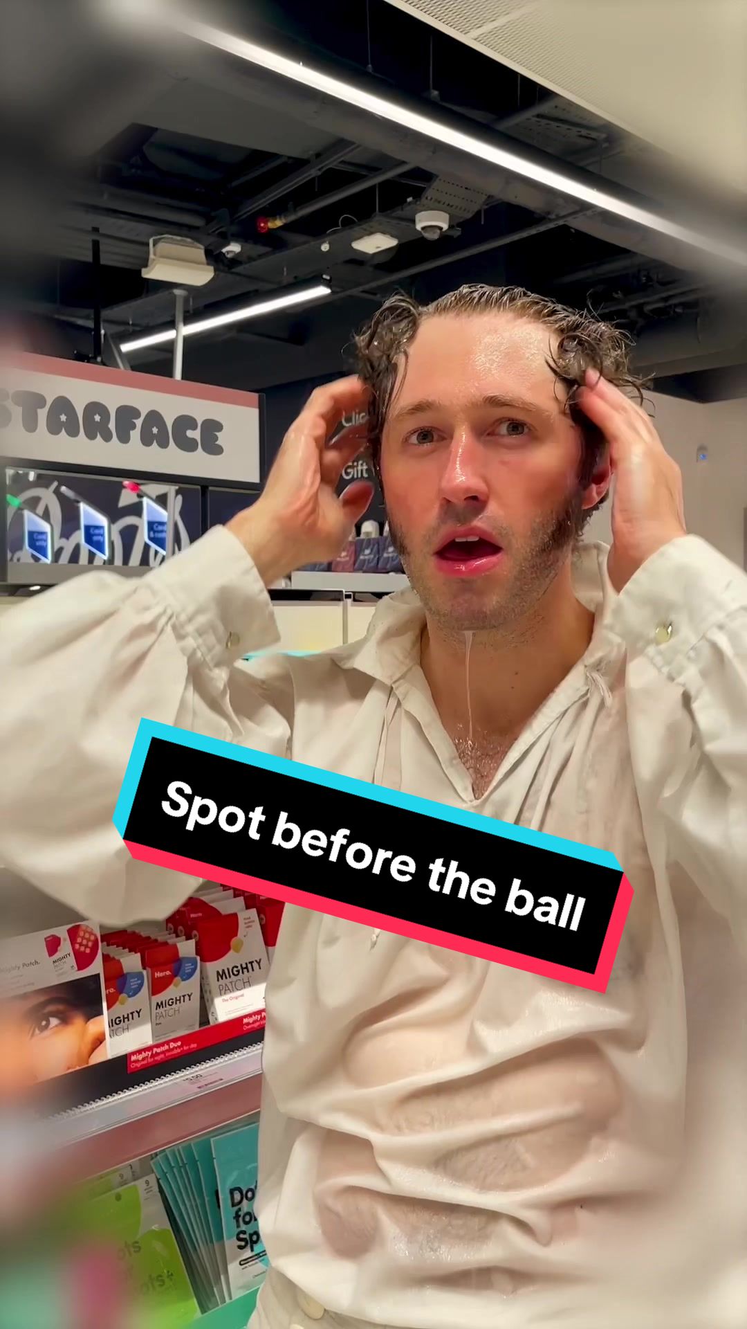 TikTok post by @brightybuoy for Hero Cosmetics. Caption reads: #Ad Discover a spot on your way to the ball?....