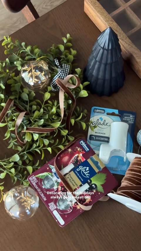 Instagram post by @iamwilgomez for Glade. Caption reads: [...] scent can bring back a whole season. 🌲....