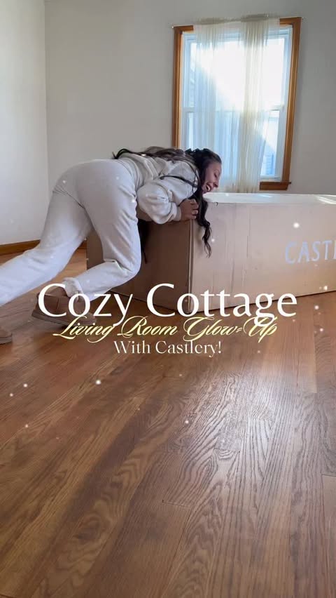 Instagram post by @happilyevansafterr for Castlery. Caption reads: [...] featuring some beautiful furniture all from....