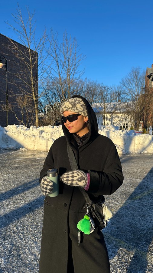 Instagram post by @needlesandloops for Planet Nusa. Caption reads: Ad // Honestly, you need at least 5 layers these....