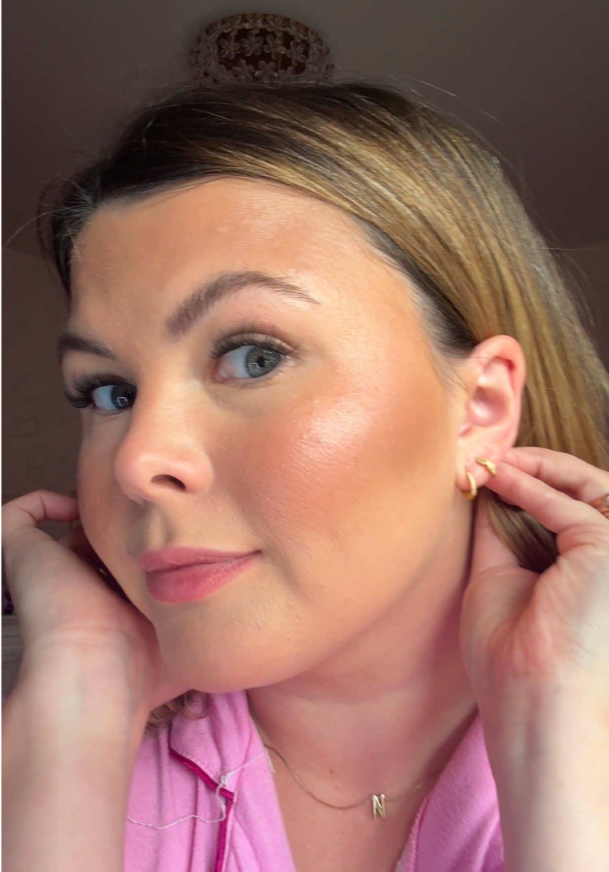 TikTok post by @kayleeubradley for FlutterHabit. Caption reads: Thanks to my fave influencer @SELENA • Makeup....