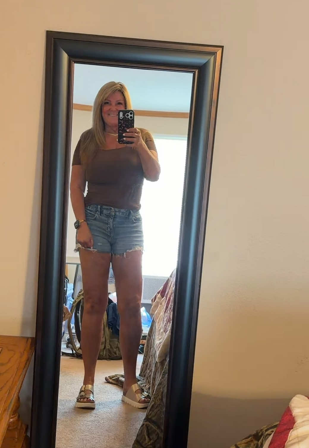 TikTok post by @darlee7764 for Klassy Network. Caption reads: Grab this Klassy Network Ribbed Short Sleeve Shirt....