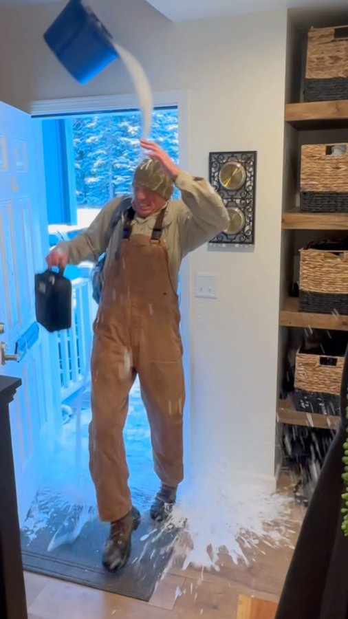 Instagram post by @alaska_elevated for Gel Blaster. Caption reads: Get away from the screens with @gelblaster Get....