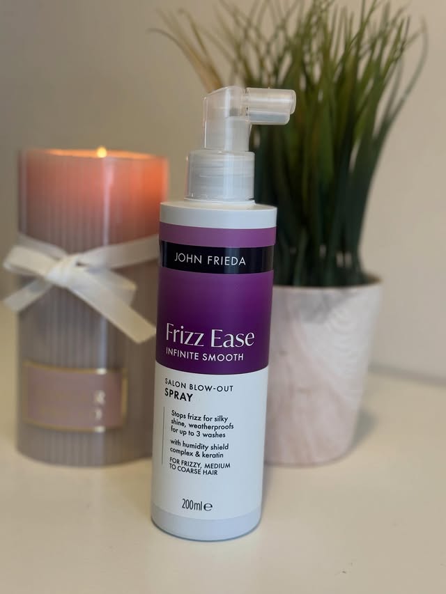 Instagram post by @nasreenxakthar for Influenster. Caption reads: [...] resistant to frizz @johnfriedauk....