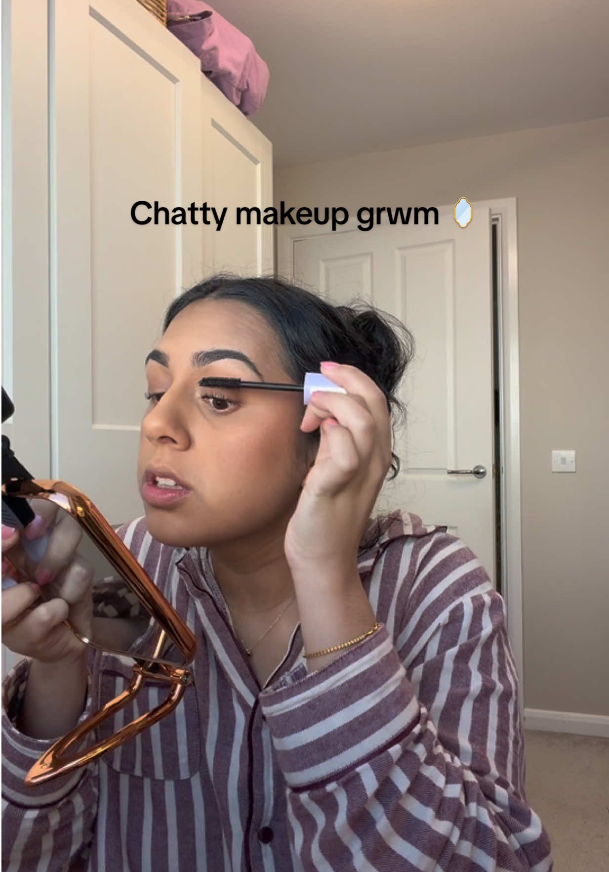 TikTok post by @thelifeofhadia for HNB Cosmetics. Caption reads: I’ve decided I’m going to do more chatty videos....