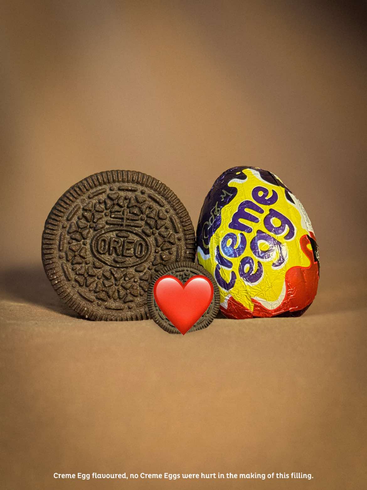 TikTok post by @oreouki for Cadbury. Caption reads: Welcome to the family OREO Creme Egg flavour....