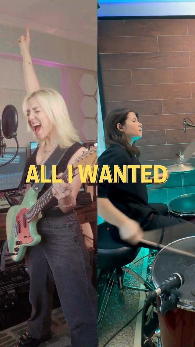 Instagram post by @meganspencerdrums for Ultimate Ears. Caption reads: 🚨 All I Wanted 
@destinypetrel 🎙️🎸....