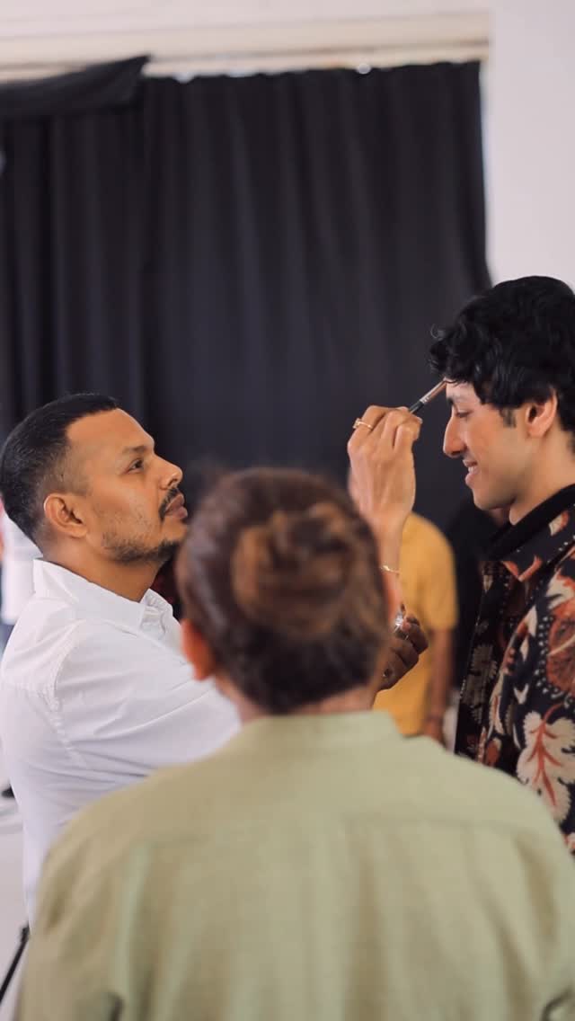 Instagram post by @makeupartist_prasenjit89 for United Colors of Benetton. Caption reads: [...] Spirit. Prasenjit Biswas x United Colors of....