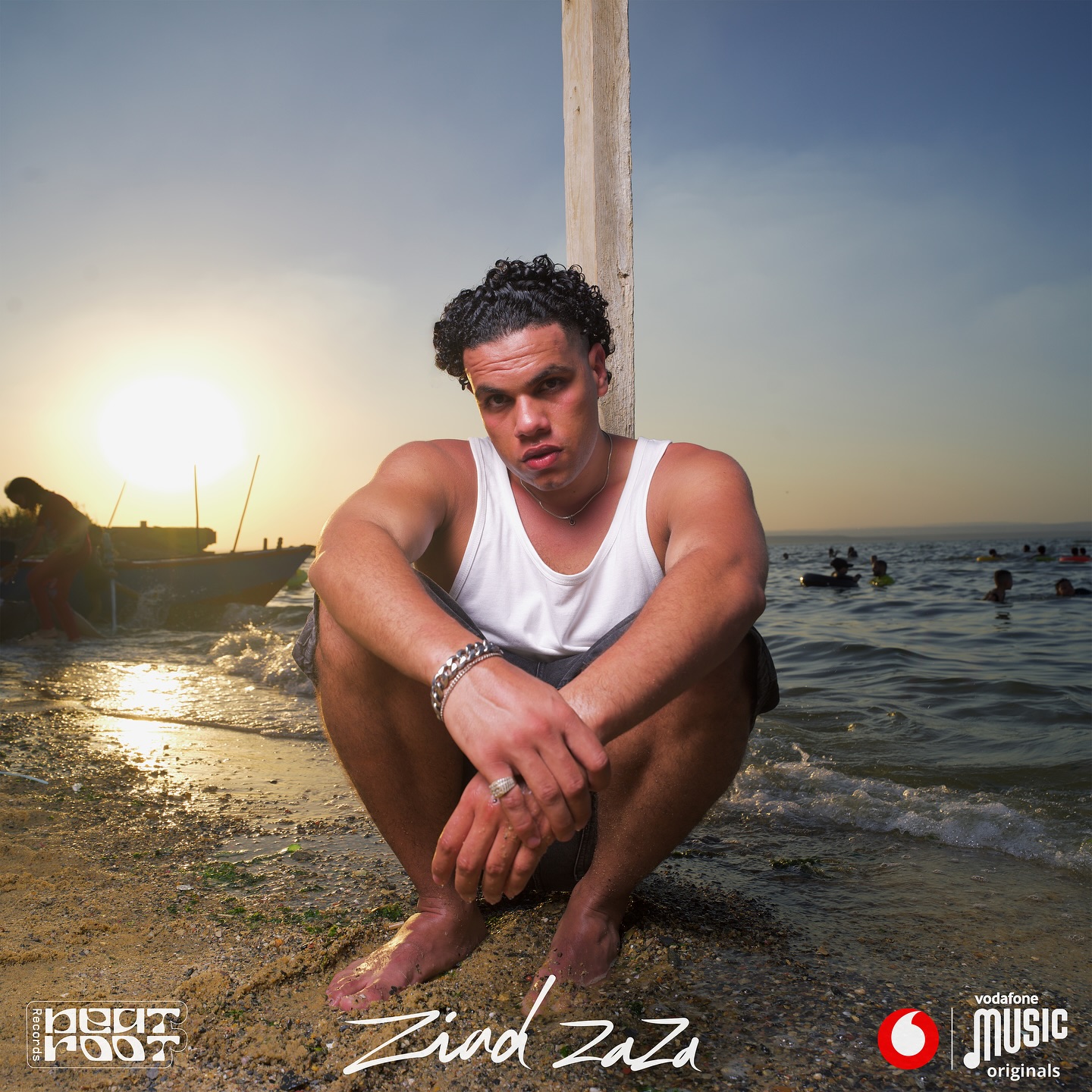 Instagram post by @ziaddzaza for Vodafone. Caption reads: OFFICIAL BALINI EP ARTWORK 
OUT NW.