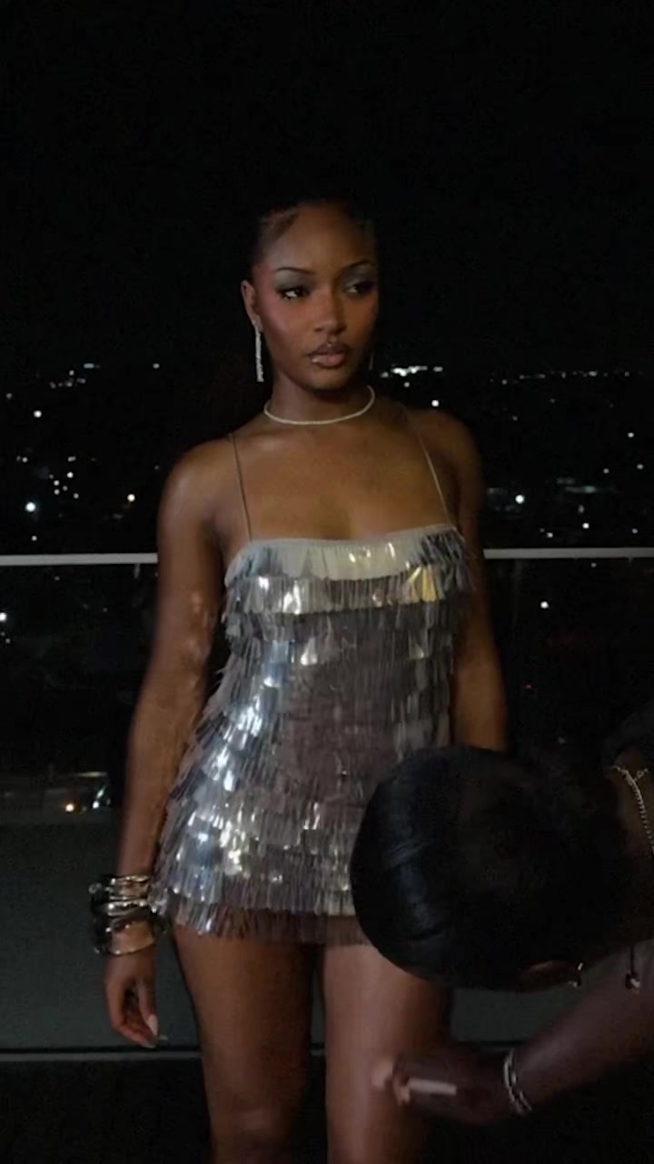 TikTok post by @ayrastarr for Airbnb. Caption reads: A little BTS of WTG in Ghana !! special thanks to....