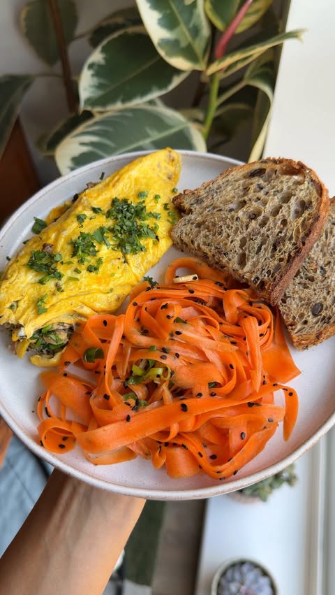 Instagram post by @sophiethenutritionist for OXO. Caption reads: [...] steel (and eating more oily fish) with....
