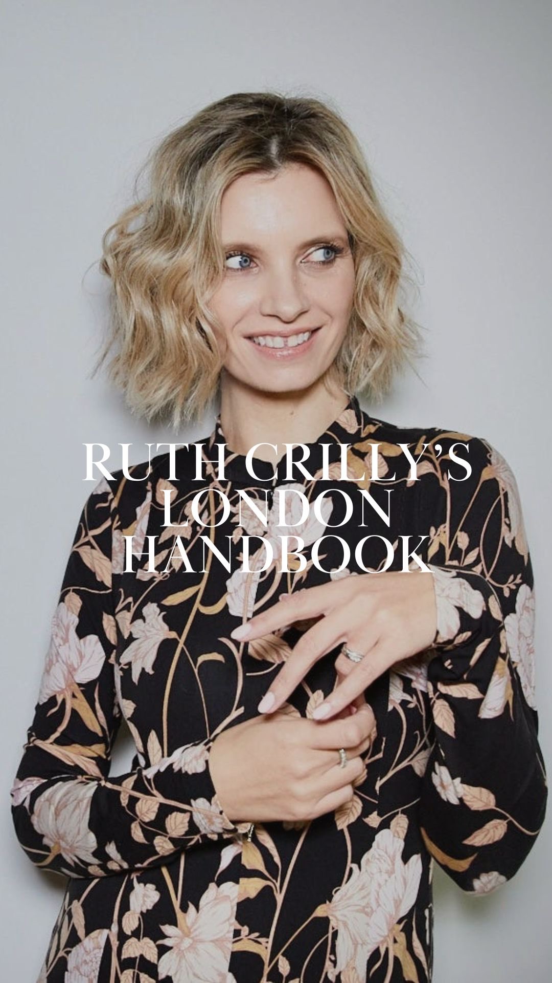 Instagram post by @ruthcrilly for Space NK. Caption reads: We chatted with model, beauty expert, author, and....