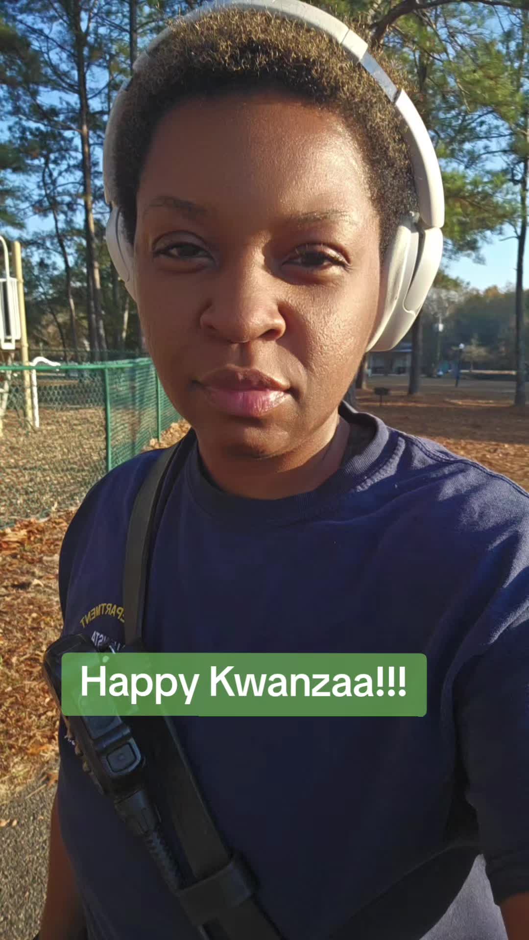 TikTok post by @mitfit4lyfe1 for jlab_live. Caption reads: Grand Rising, Happy Kwanzaa! ,Love Me🙂 @jlab_live....