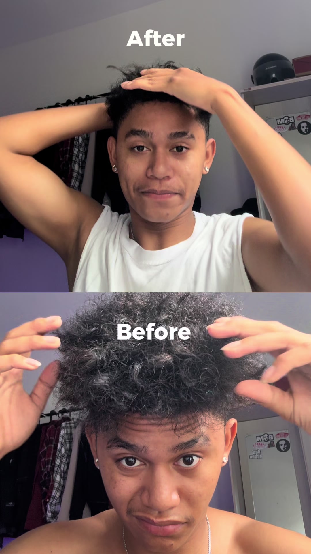 TikTok post by @lcelada_ for Cave Men's Grooming. Caption reads: Anjay ga aspek bakalan bisa😭@CAVE Men's Grooming.