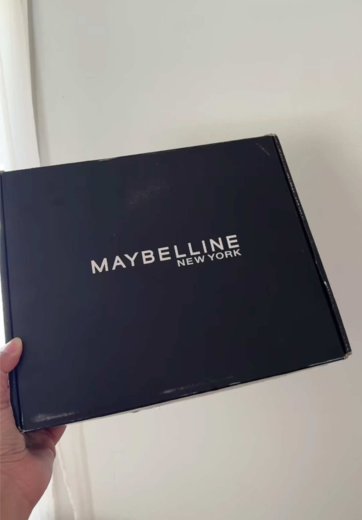 TikTok post by @crystalsalgadooo for Maybelline New York PH. Caption reads: Thank you @Maybelline New York PH 🖤 just keep....
