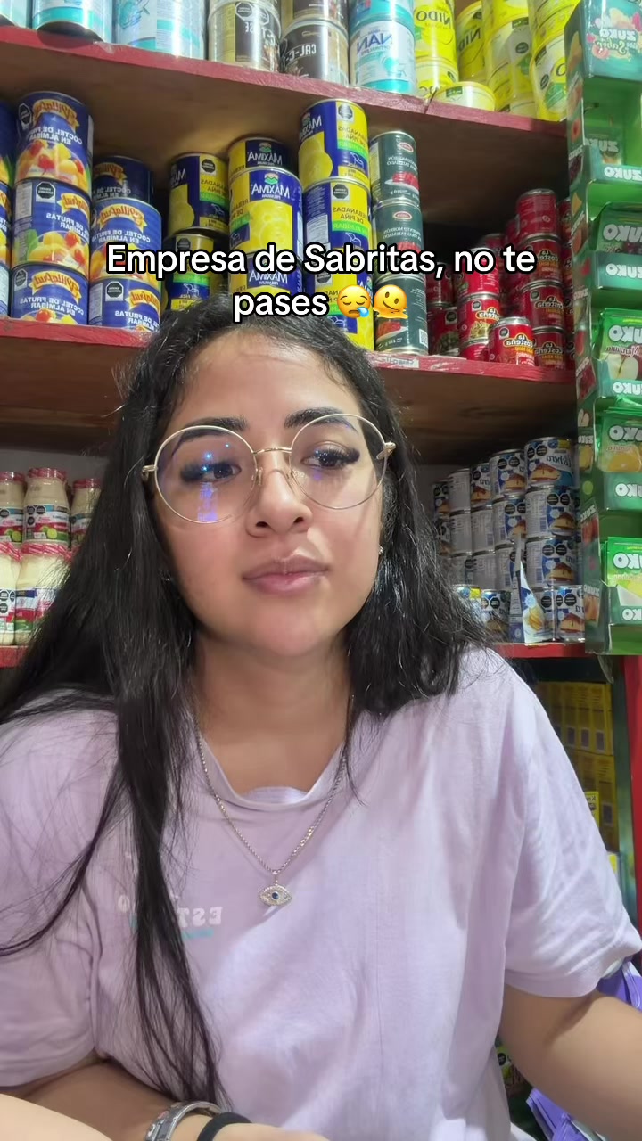 TikTok post by @kristellangel8 for Frito-Lay. Caption reads: #sabritas 😪😪 @PepsiCo.