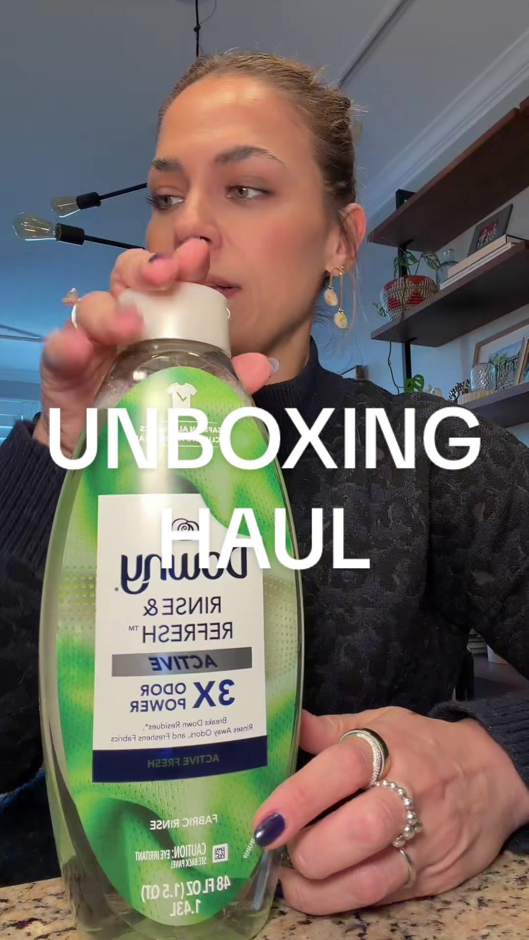 TikTok post by @gencuest.tv for cleanskinclub. Caption reads: will report back on the @downy but v excited for....