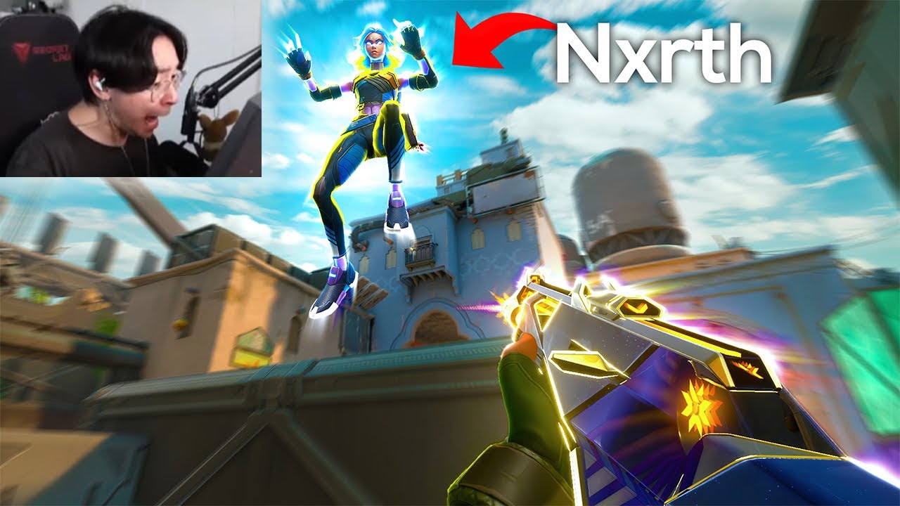 YouTube post by @nxrths for SteelSeries. Caption reads: Nxrth Movement vs. Streamers.