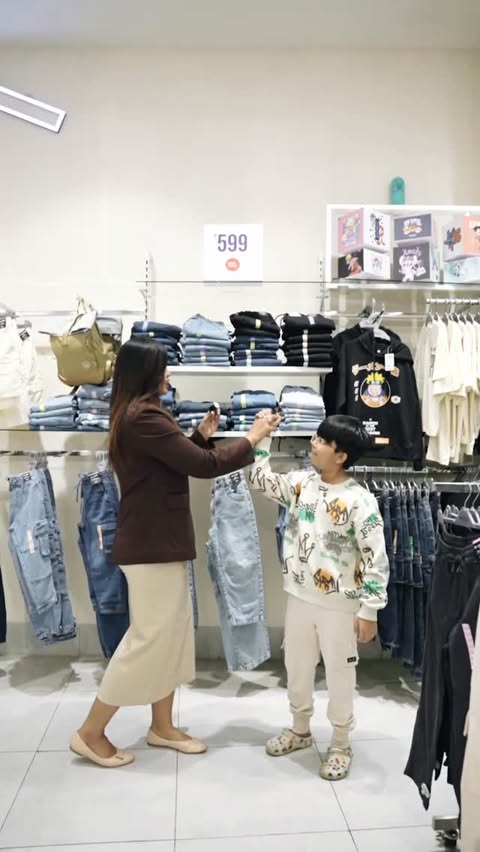 Instagram post by @dr.krupali_chudasama for Max Fashion. Caption reads: POV: When you challenge your child to pick....