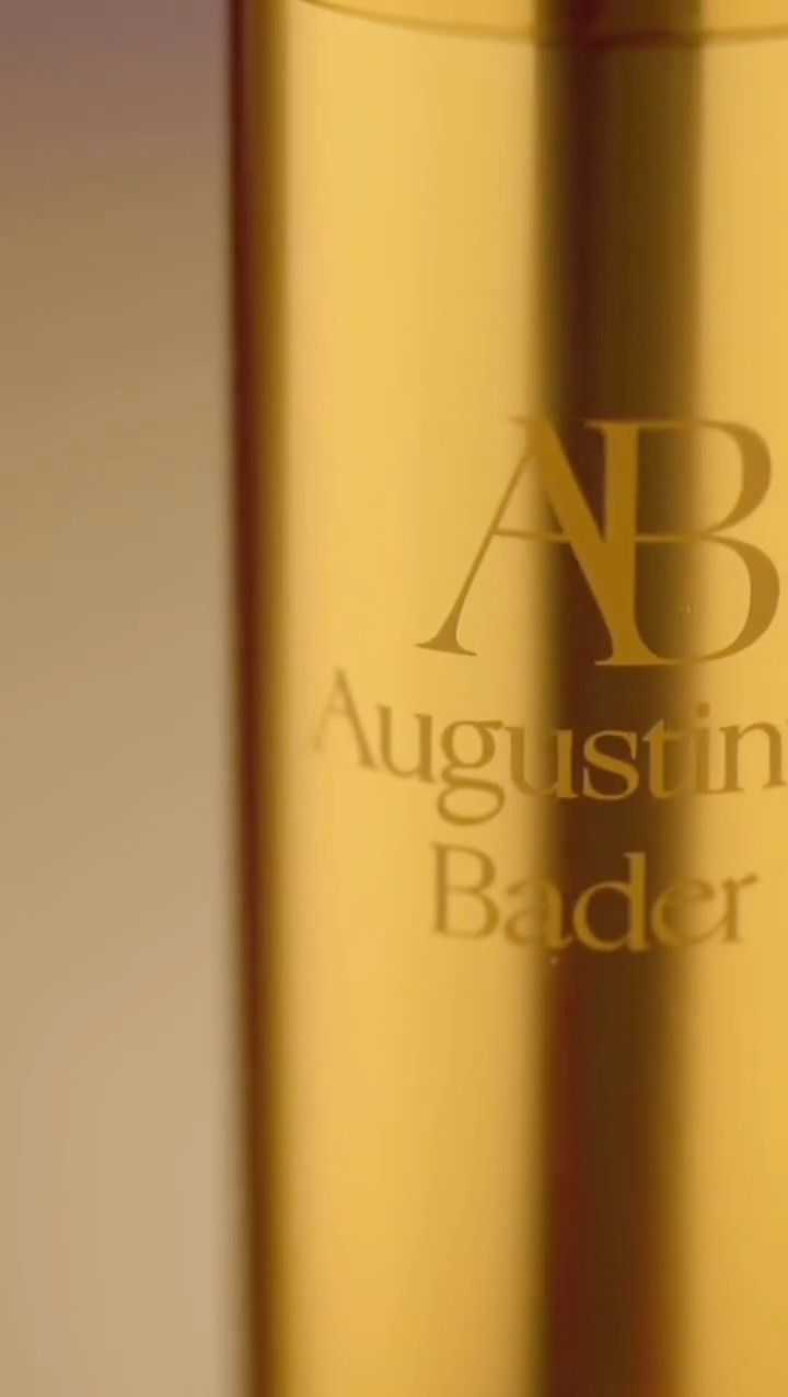 Instagram post by @yashitac for Augustinus Bader. Caption reads: the glow edit: @augustinusbader vitamin C serum💛....