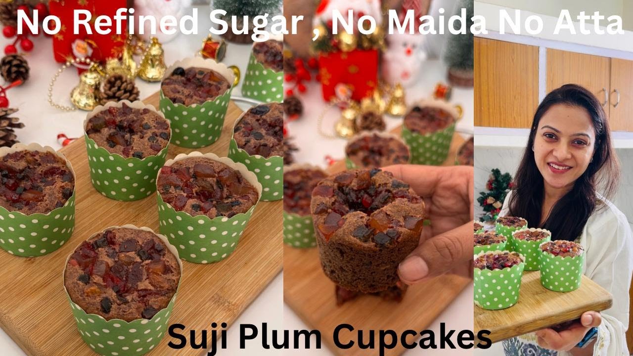 YouTube post by @AnyoneCanCookwithDrAlisha for The Indus Valley. Caption reads: बिना Sugar बिना Oil,Butter बिना Maida Atta, Best....