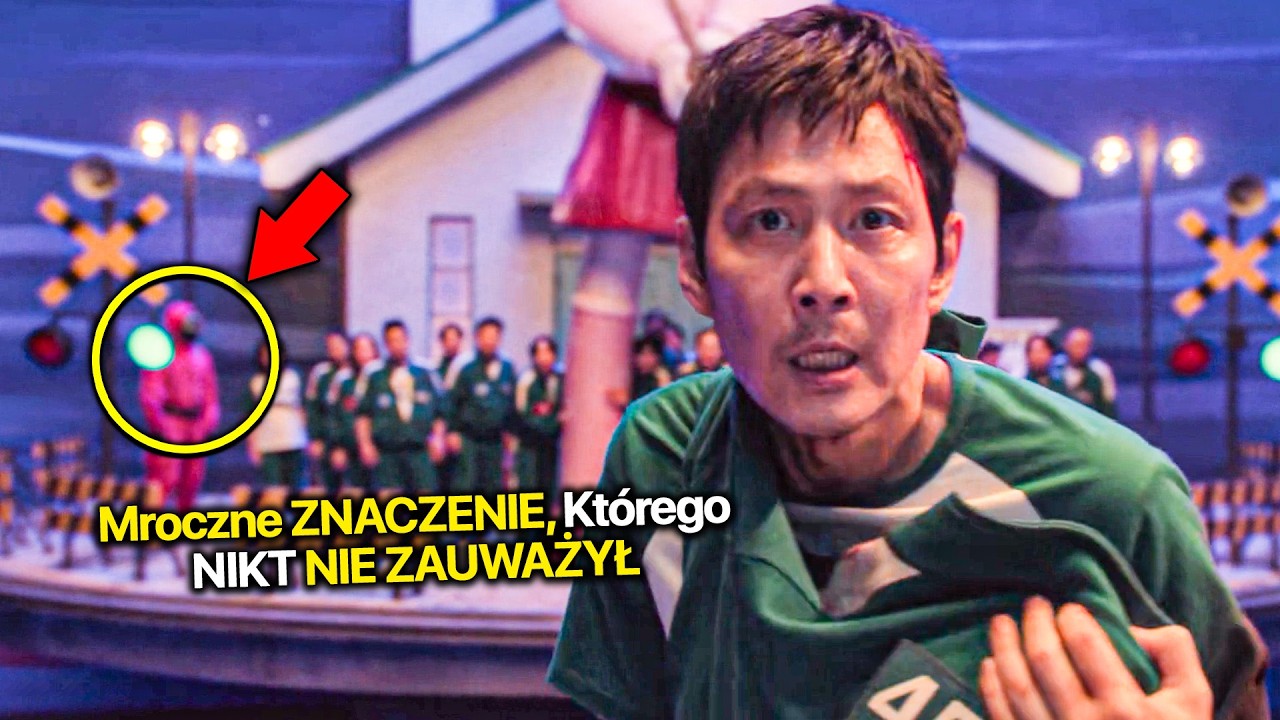 YouTube post by @TelewizjaFilmowa for Instant Gaming. Caption reads: Wszystkie SZCZEGÓŁY, które przegapiłeś w SQUID....