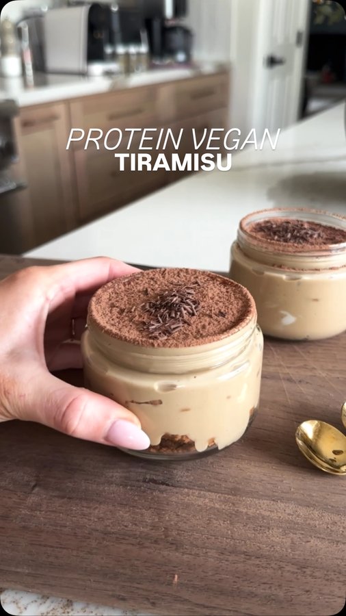 Instagram post by @lovelydelites for Forager Project. Caption reads: [...] coffee-infused, and layered with....