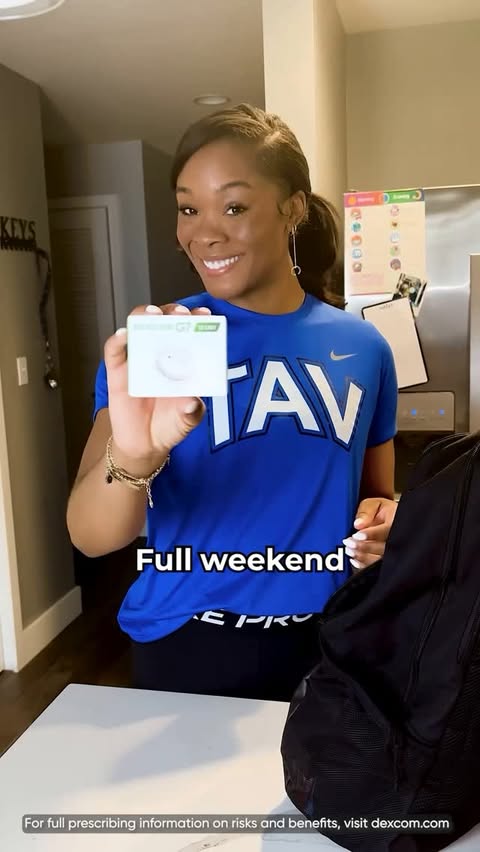 Instagram post by @anitakaaaa for Dexcom. Caption reads: [...] life, my schedule stays full. My Dexcom G7....