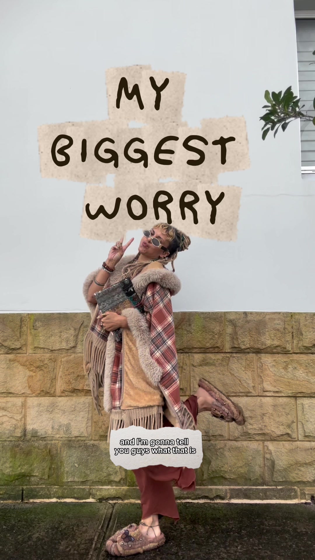 TikTok post by @sofialigeros for BraveFace. Caption reads: [...] Thank you for giving us a safe space....