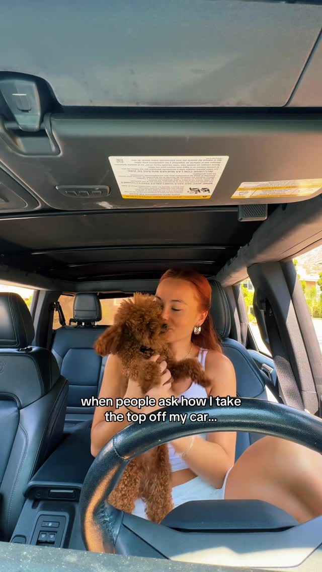 Instagram post by @shariahtrue for Ford Bronco. Caption reads: wyd if you see a girl doing this @fordbronco.