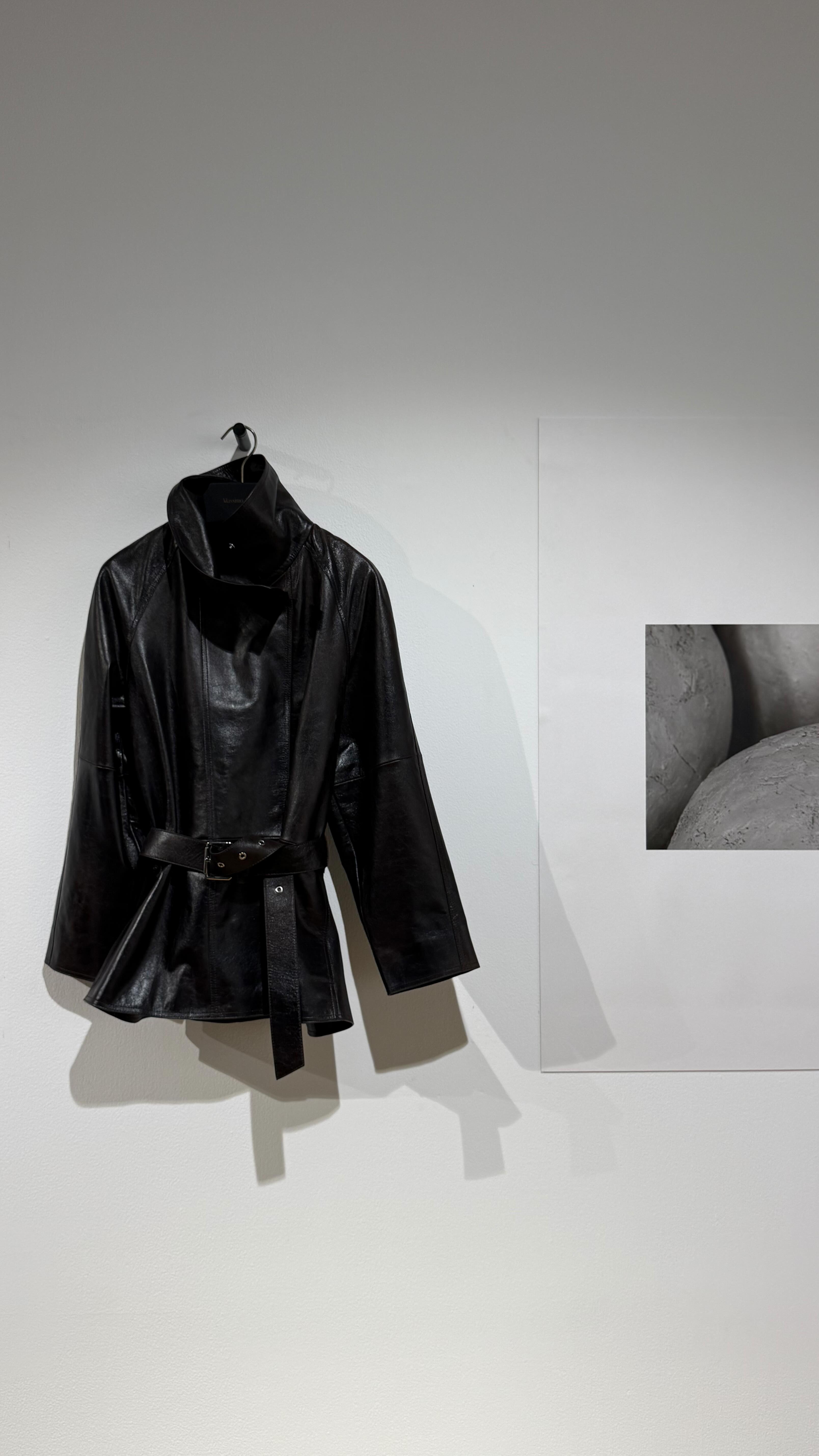 Instagram post by @shaghayeghsafaei for Massimo Dutti. Caption reads: Wearing @massimodutti from head to....