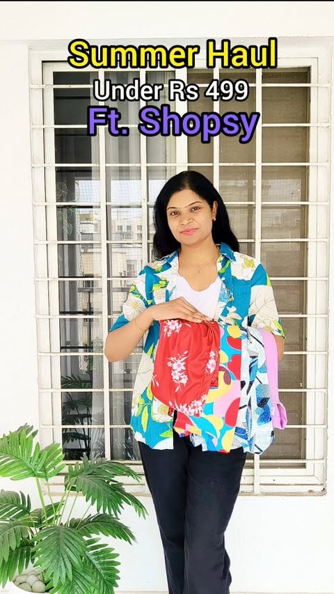 Instagram post by @shalu.ishi for Shopsy. Caption reads: Comment for link All under Rs 499 on the shopsy....
