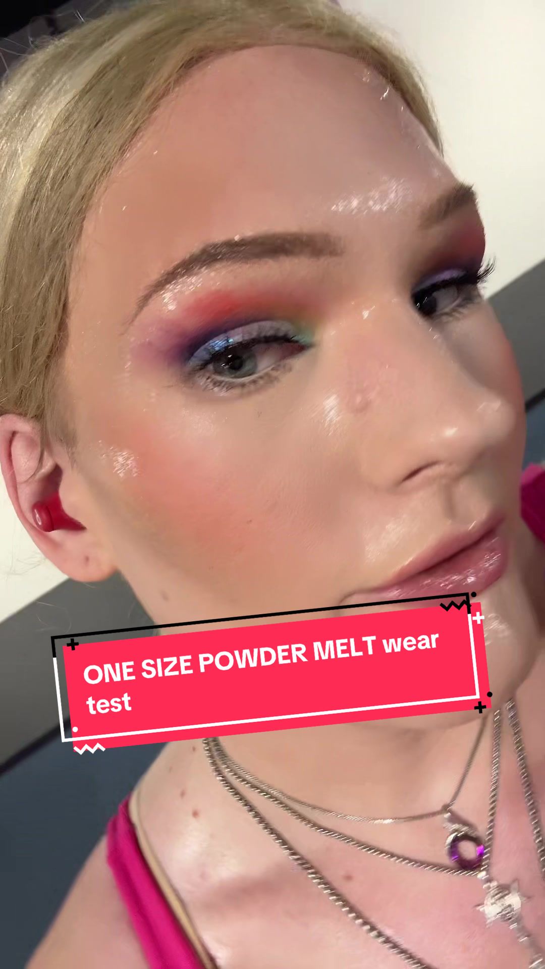 TikTok post by @irenejadenc for ONE SIZE BEAUTY. Caption reads: [...] is just as gymproof as the rest of @ONE SIZE....