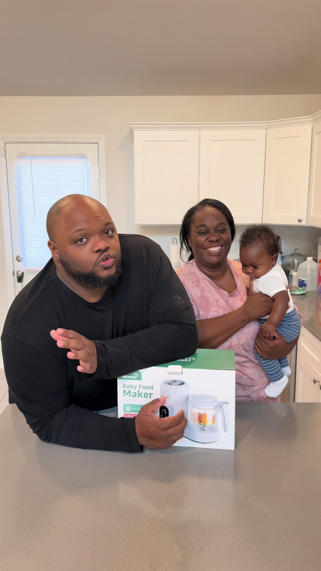 TikTok post by @danielledoestoomuch for GROWNSY. Caption reads: [...] carrot purée for baby boy🥕 Shoutout to....