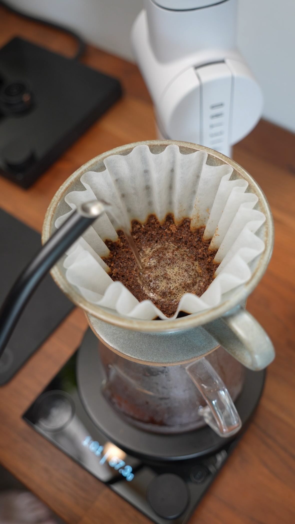 Instagram post by @daddygotcoffee for Espresso Parts. Caption reads: [...] effective. The wonderful team at....