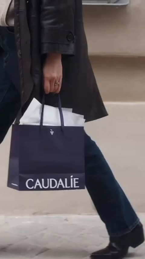 Instagram post by @jessicasharris_ for Caudalie. Caption reads: [...] during fashion week chaos with @caudalie ‘s....